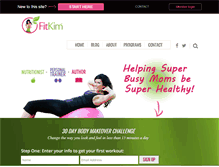 Tablet Screenshot of fitkim.com